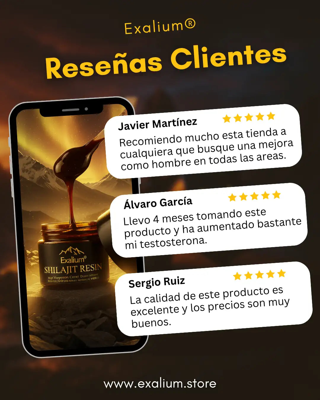 TEST0BOOST SHILAJIT - Exalium®